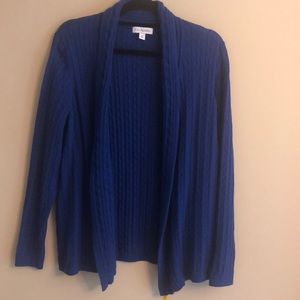 XL blue cardigan